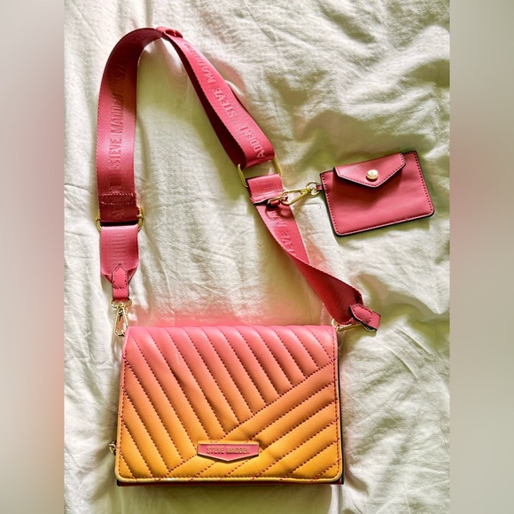 Steve Madden Handbags - Steve Madden Pink Tropic Crossbody Bag with Wallet